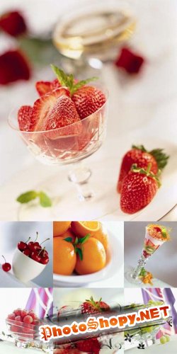 Летние фрукты | Summer Fruits (HQ clipart)