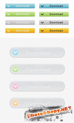 Download WEB Buttons 1-2 PSD