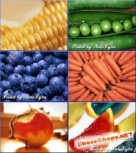 Сборник фото с фруктами и овощами