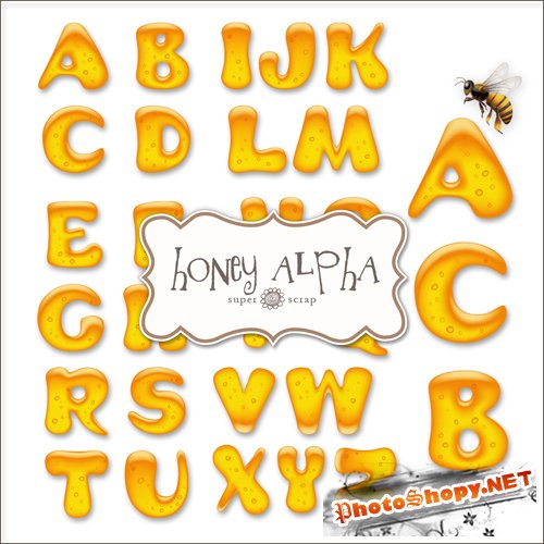 Scrap-kit - Honey Alpha