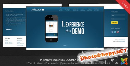 Aldebaran - ThemeForest Joomla 1.6 Business Template