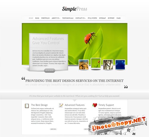 SimplePress v 3.0 ElegantThemes WordPress Theme