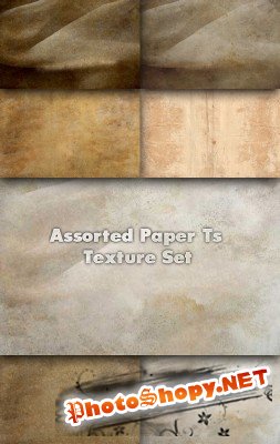 Assorted Paper texture set