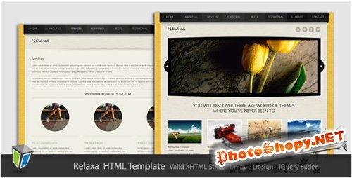 ThemeForest -Relaxa - Unique and Modern HTML Template - RIP