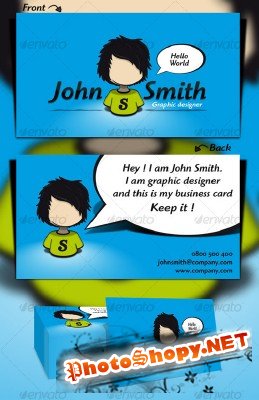 Hello World Business Card GraphicRiver