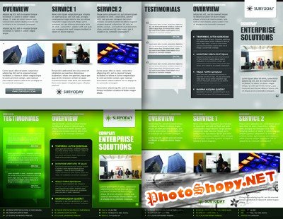 Corporate business brochures