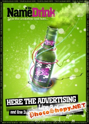 Advertising poster