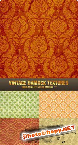 Винтажные дамасские текстуры / Vintage Damask Textures