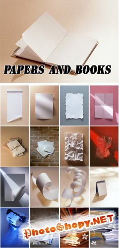 Papers and Books - Backgrounds Collection