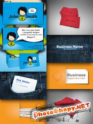 A collection of business cards # 1