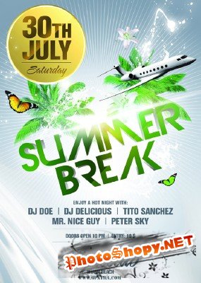 Summer Break Flyer