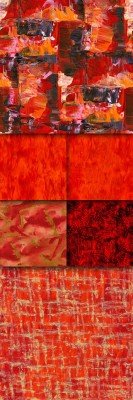Set of red texture