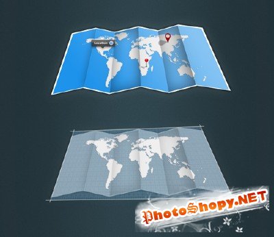 GraphicRiver - Fold-Up Map