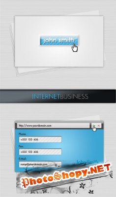 Internet business card