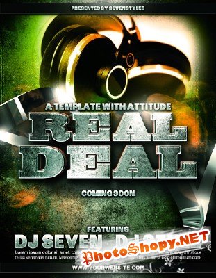 Real Deal Poster Flyer Template