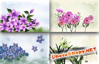 Flower backgrounds pack 6