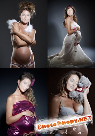 Шаблоны для фотошопа – Беременные женщины