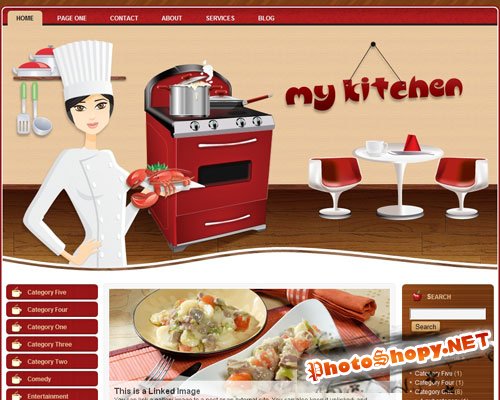 Free Wordpress Theme - My Kitchen