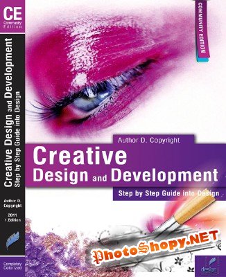 Multi 3d book cover action with psd template
