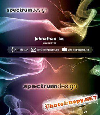 Spectrum design Business Card