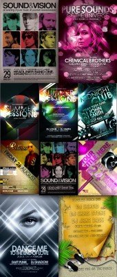 Collection PSD flyers 2011 pack # 3