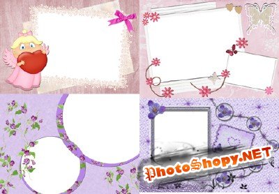 Photo Frame - Delicate Flowers