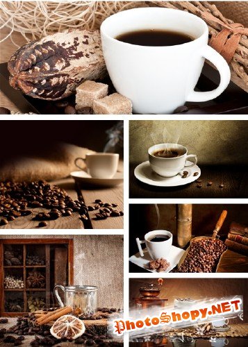 Напиток кофе - растровый клипарт l Stock Photo - Still life of cup of coffee