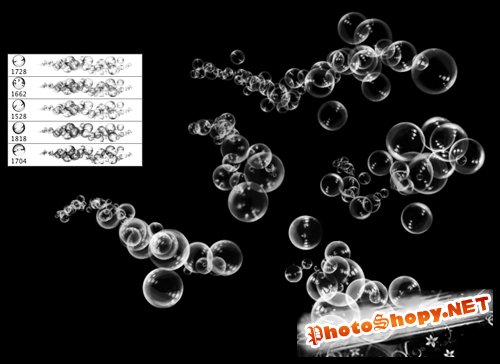 5 soap bubbles