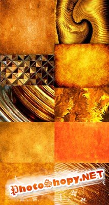 A set of gold textures # 1