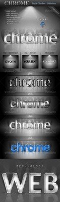 Chrome Light-Shadow-Reflection Actions