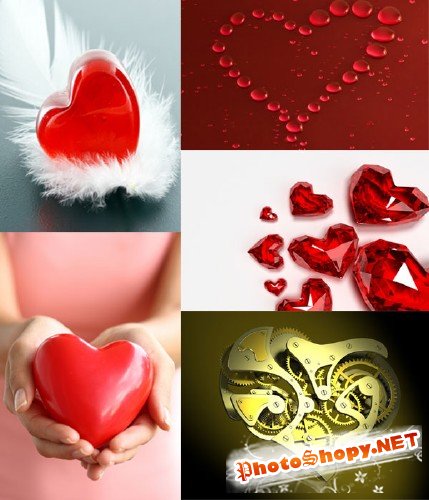 Сердечки и сердца ко Дню Святого Валентина №6
