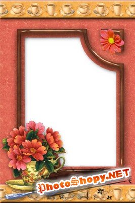 Photo Frame - Flowers in a pot