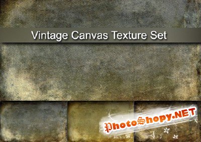 Vintage Canvas Texture Set