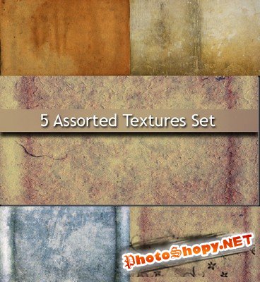 5 Assorted Textures Set