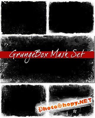 Grunge Box Mask Set