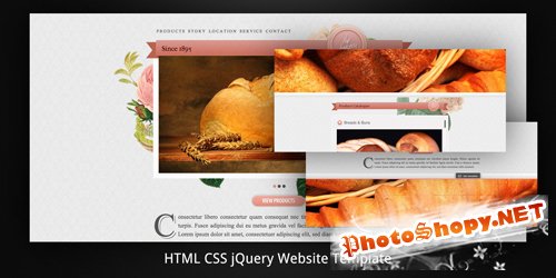 ThemeForest - Old Bakery–Layered (Parallax) HTML5 Web Template - Rip