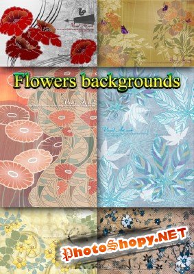 Flower backgrounds pack 25