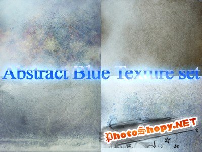 Abstract Blue Texture Set
