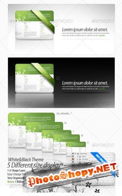 Clean Webpage Display – GraphicRiver