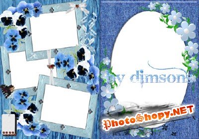 Photo Frame - Small flowers