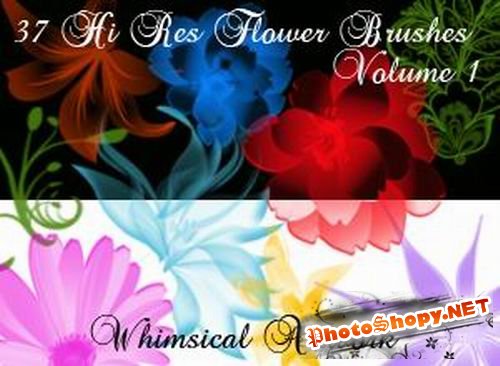 Floral Photoshop Brushes Volume 1