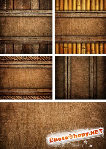 Деревянные фоны - клипарт | Old Wood Backgrounds