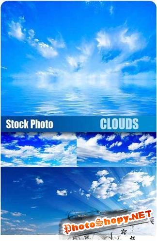 Облака над морем - фоны