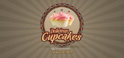 Сupcake logo v1 psd
