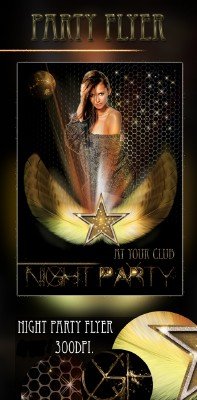 Party flyer psd