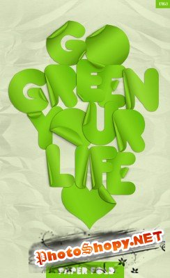 Go green your life psd