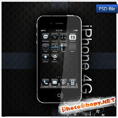 IPhone 4g psd