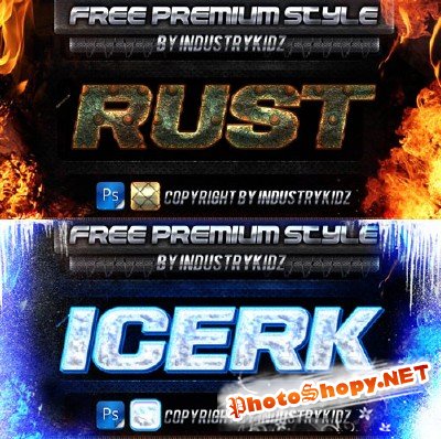 Ice and Rust Text Effects - GraphicRiver