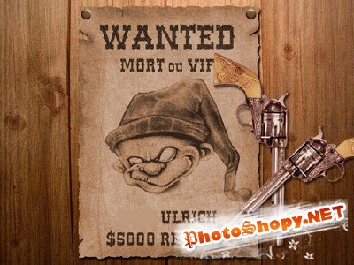 Wanted Psd File
