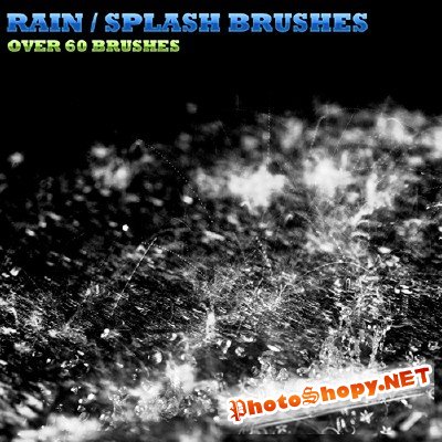 60 splash rain brushes